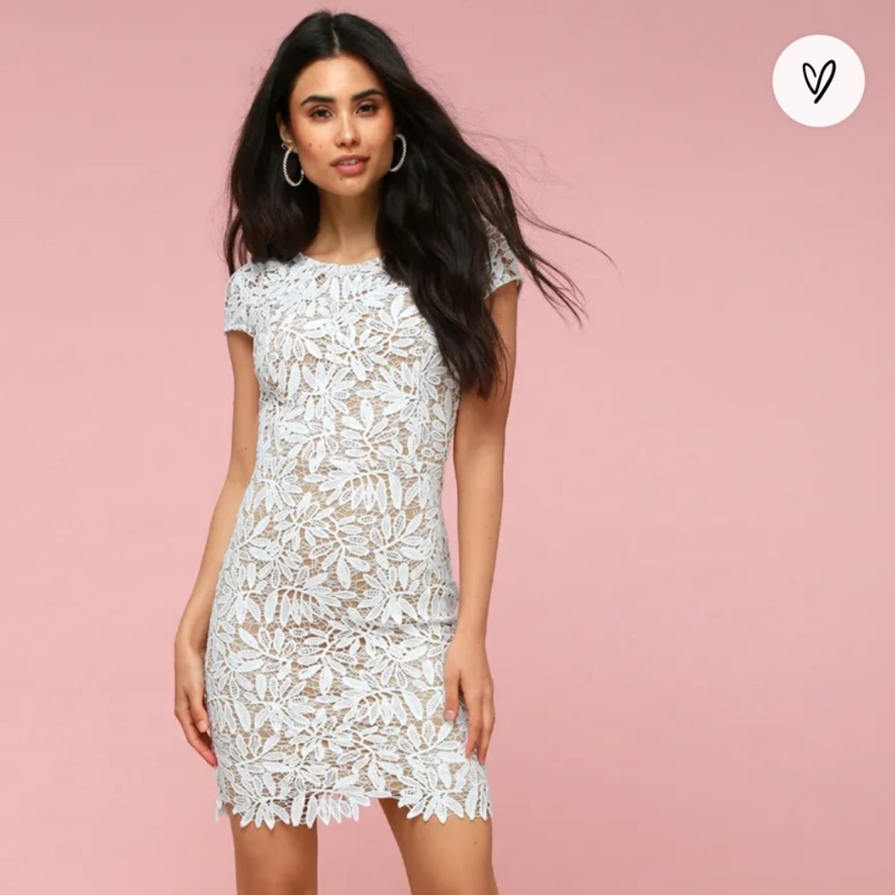 Lulu’s “Right Sheer, Right Now” Lace Dress